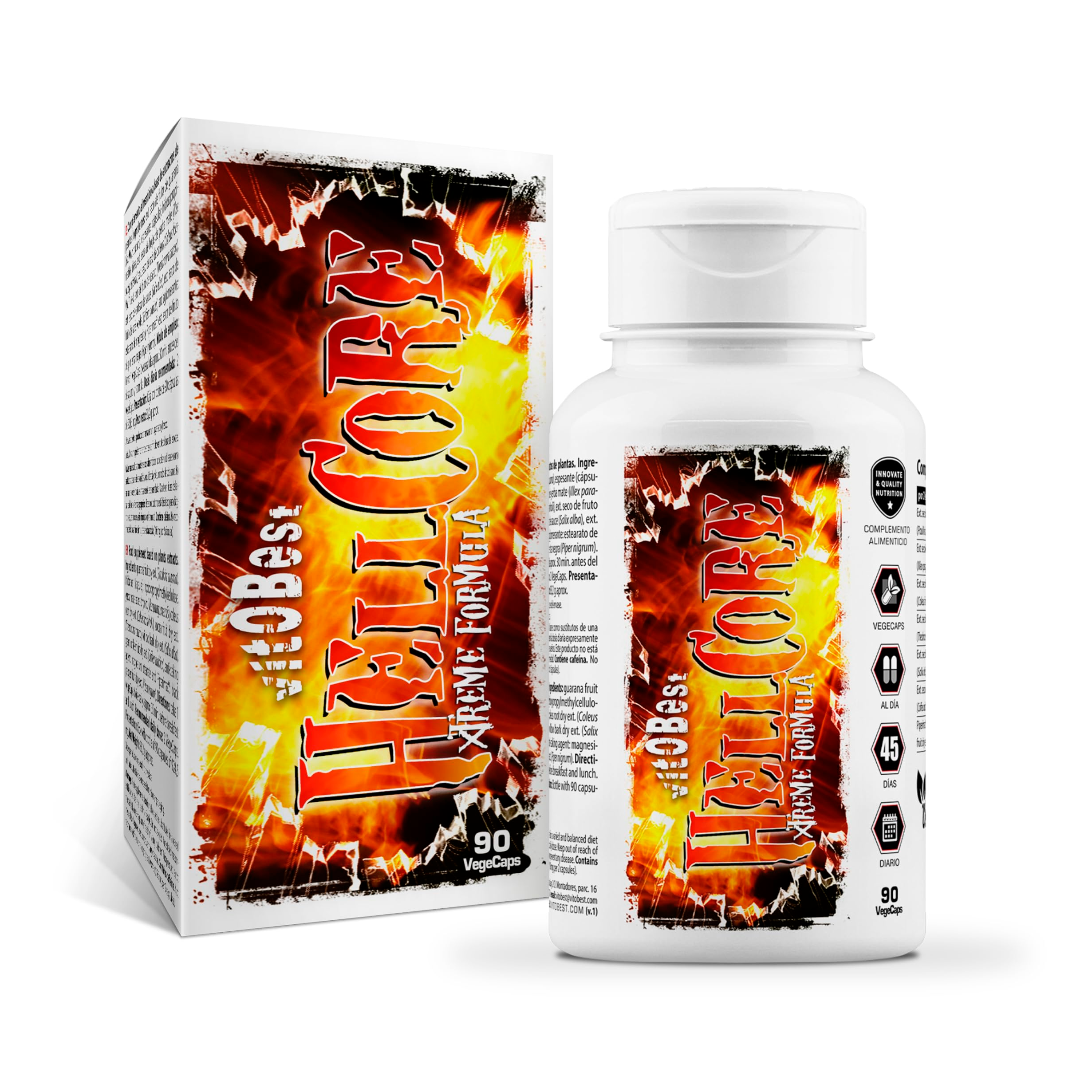 Hellcore, 90 cápsulas vegetales